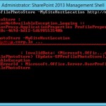 SharePoint 2013 - Error running Update-SPProfilePhotoStore