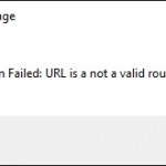 SharePoint 2013 - URL is not a valid routing destination