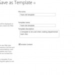 Create a new site template